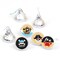 Big Dot of Happiness Pirate Ship Adventures - Skull Birthday Party Round Candy Sticker Favors - Labels Fits Chocolate Candy (1 sheet of 108)